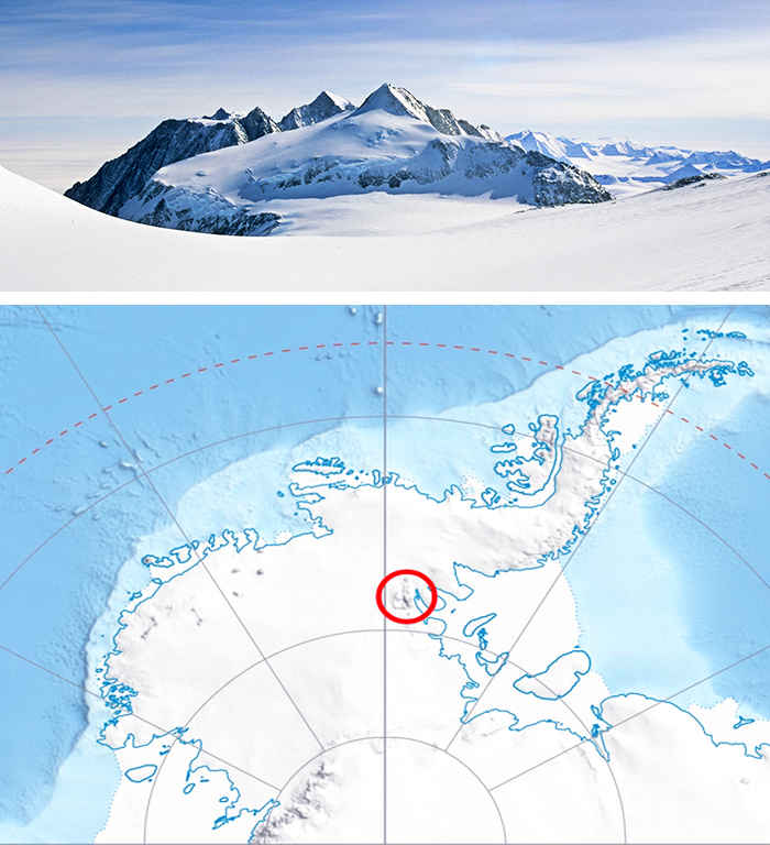 Самая высокая гора Антарктиды 