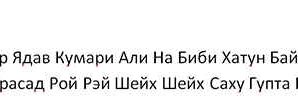 Самые популярные фамилии в мире: список
